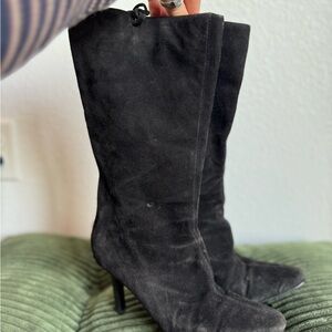 Black Suede Boots